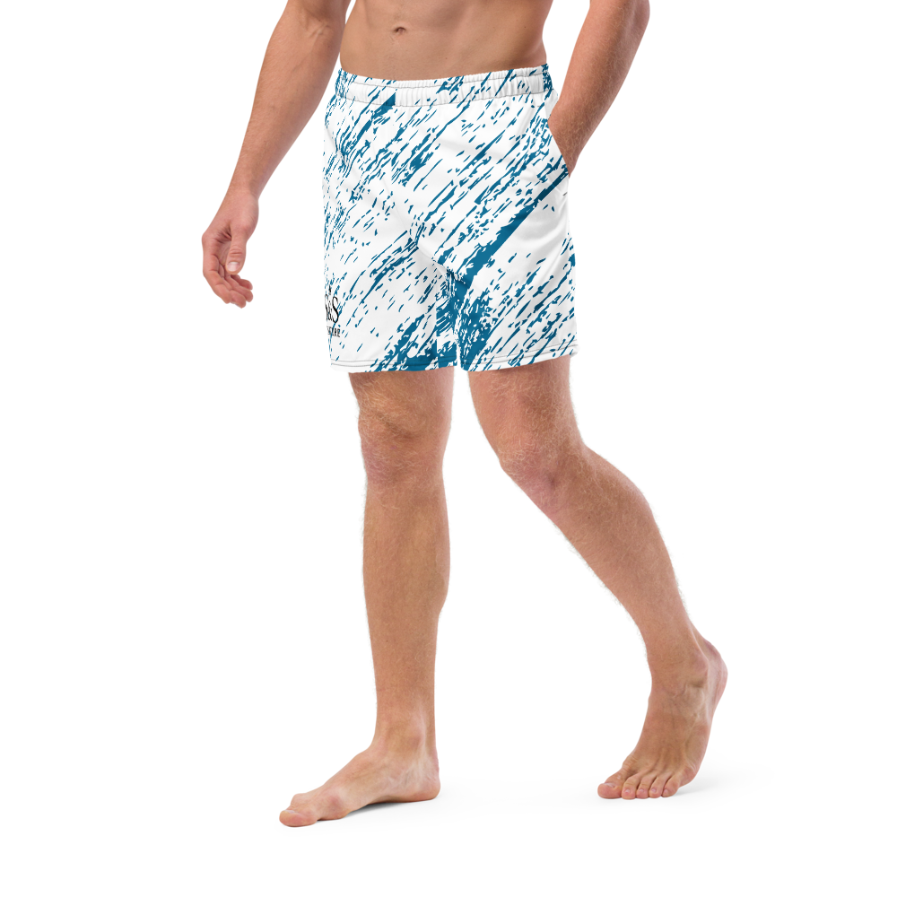 S&S COUTURE Men's Recycled Swim Shorts - Quick-Dry All-Over Print | Sustainable