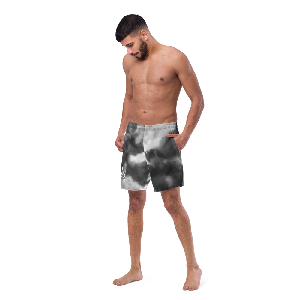 S&S COUTURE Recycled Swim Shorts - All-Over Print | Eco-Friendly Beachwear