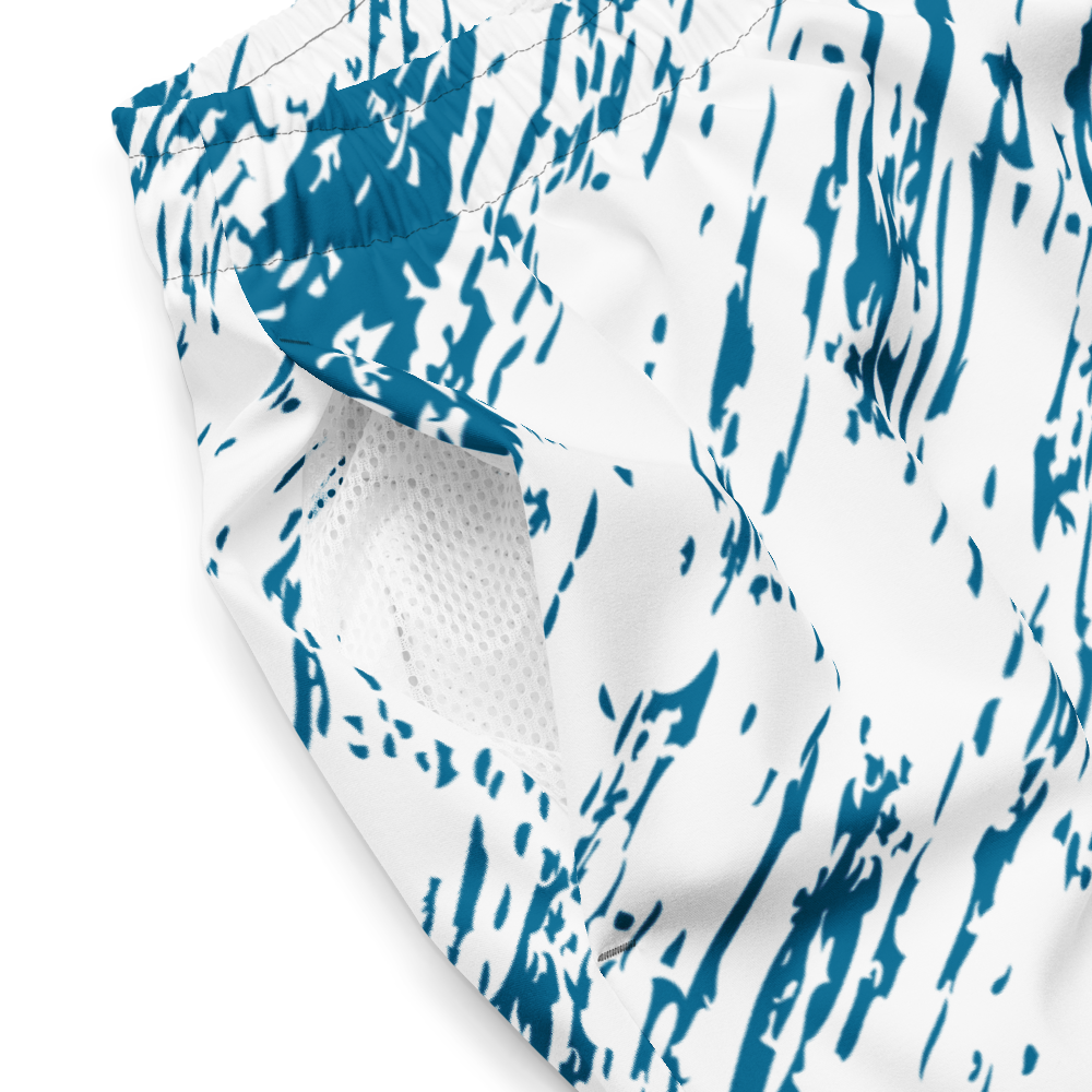 S&S COUTURE Men's Recycled Swim Shorts - Quick-Dry All-Over Print | Sustainable